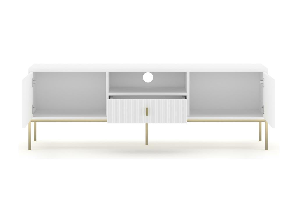 White TV Stand, 154 x 39 x 53 cm
