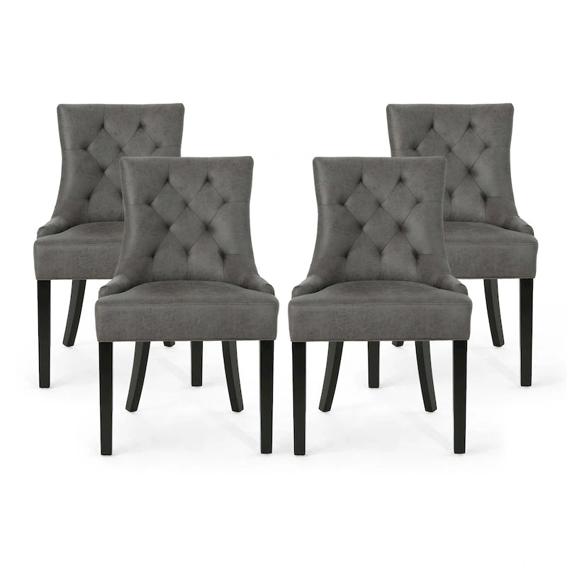 Hayden Contemporary Tufted Dining Chair (Set of 4) by Christopher Knight Home