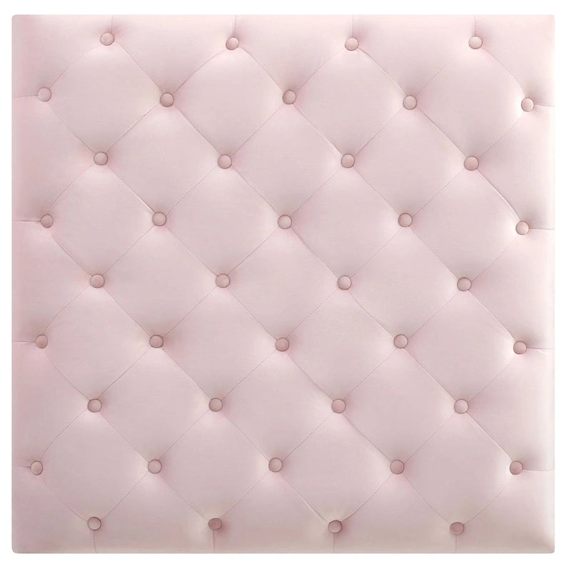 Nola Velvet Tufted Oversized Ottoman