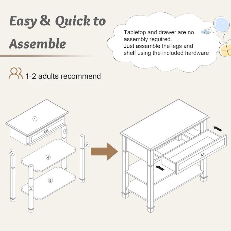 Porch & Den Gatto Accent Side End Table w/ drawers