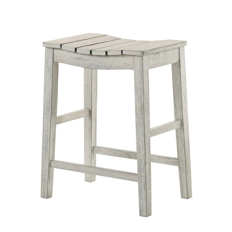 Tarala Farmhouse Wood 5-Piece Counter Height Table and Stool Set by Furniture of America