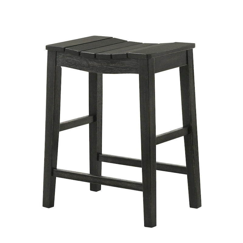 Tarala Farmhouse Wood 5-Piece Counter Height Table and Stool Set by Furniture of America