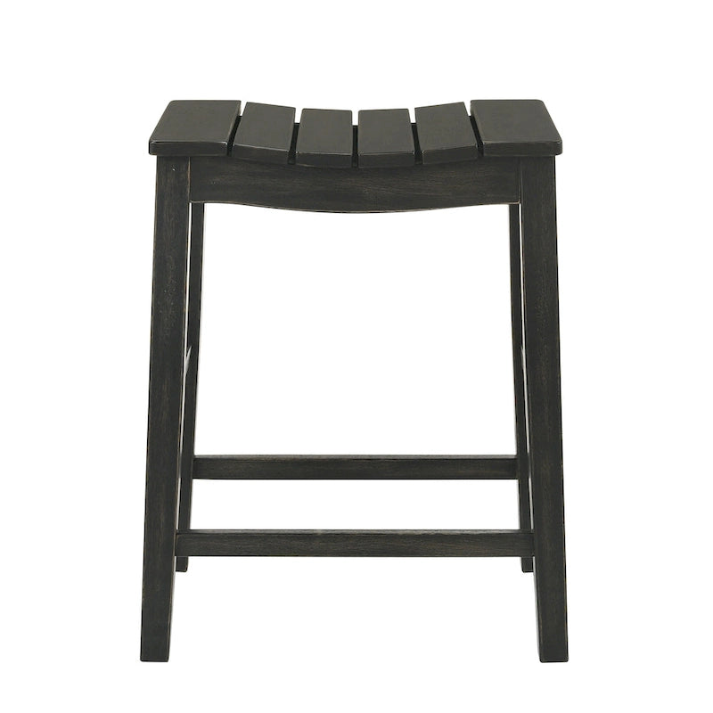 Tarala Farmhouse Wood 5-Piece Counter Height Table and Stool Set by Furniture of America