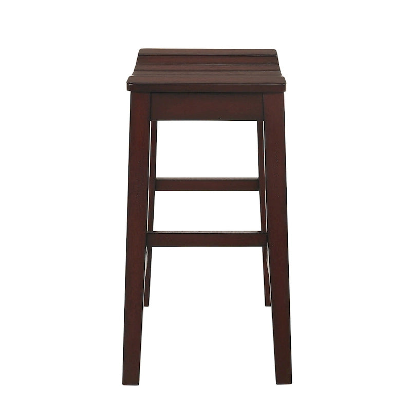 Tarala Farmhouse Wood 5-Piece Counter Height Table and Stool Set by Furniture of America