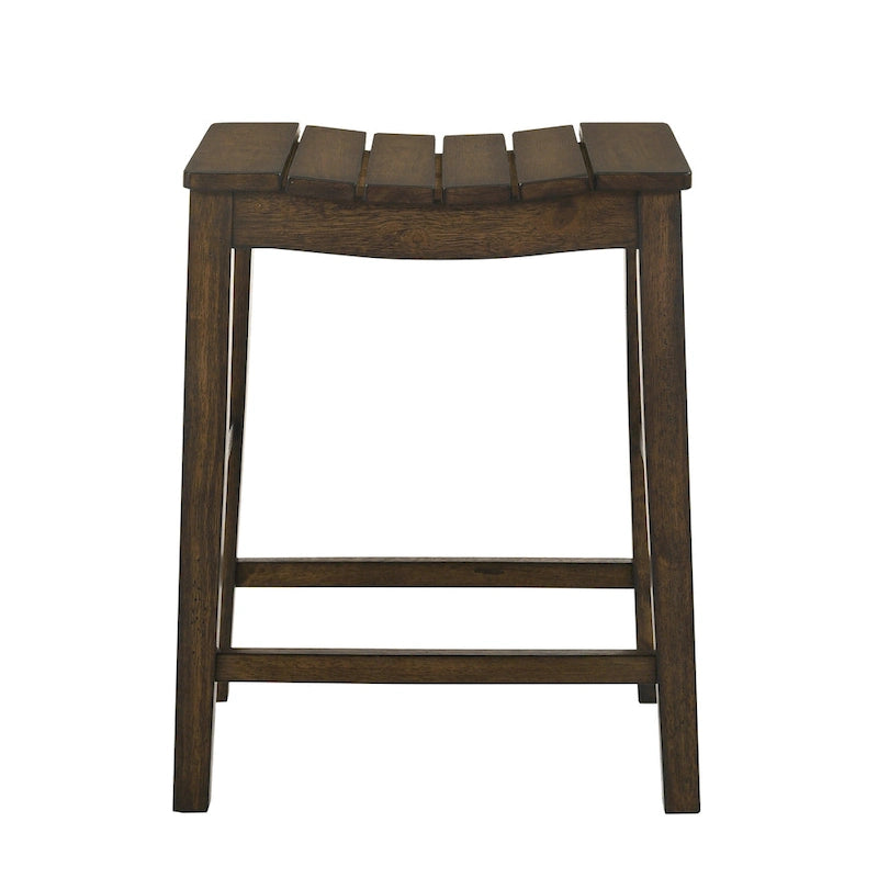 Tarala Farmhouse Wood 5-Piece Counter Height Table and Stool Set by Furniture of America