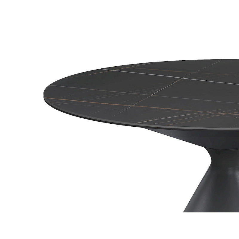 Somette Delphie Ceramic Top Dining Table