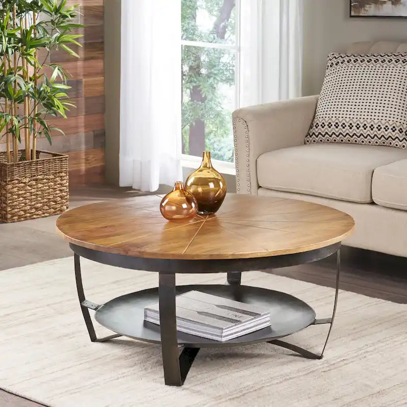 Hadfield Boho Mango Coffee Table by Christopher Knight Home