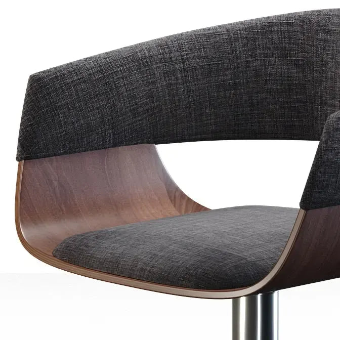 WYNDENHALL Calinda Mid Century Modern 33 inch Adjustable Swivel Bar Stool