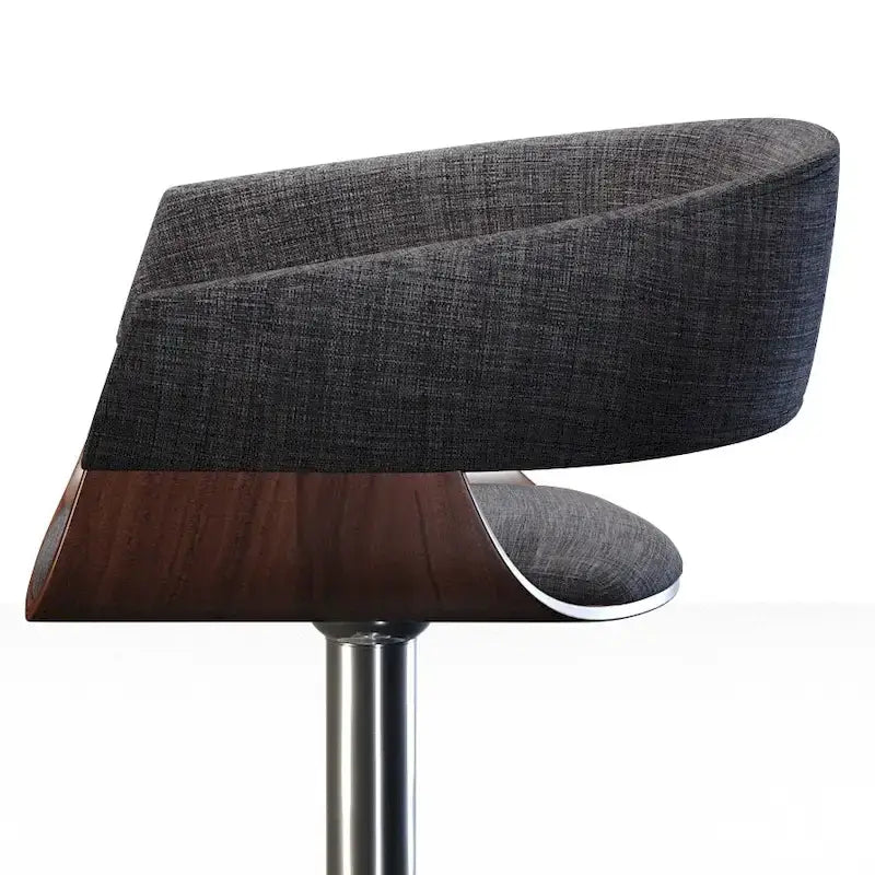 WYNDENHALL Calinda Mid Century Modern 33 inch Adjustable Swivel Bar Stool