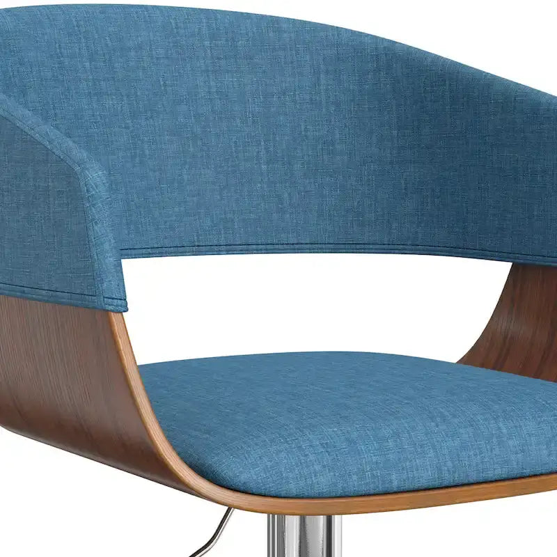 WYNDENHALL Calinda Mid Century Modern 33 inch Adjustable Swivel Bar Stool