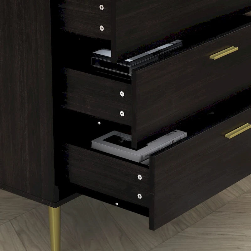 FUFU&GAGA 5 Drawers Dresser Chest