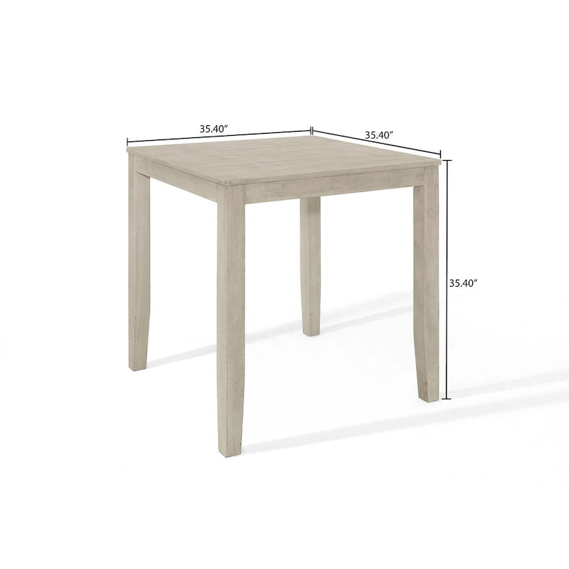 CraftPorch Clean-lines Counter Height Dining Table - Grey