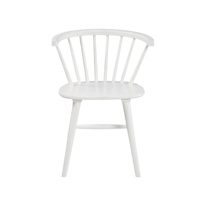 Signature Design by Ashley Grannen White Solid Wood Dining Chairs (Set of 2) - 22W x 21D x 30H