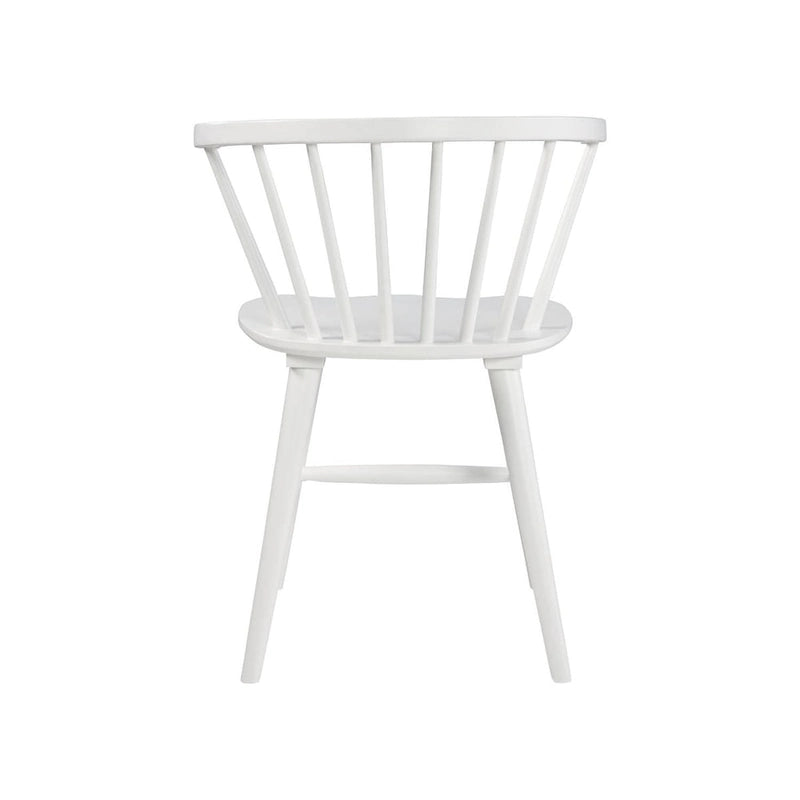 Signature Design by Ashley Grannen White Solid Wood Dining Chairs (Set of 2) - 22W x 21D x 30H