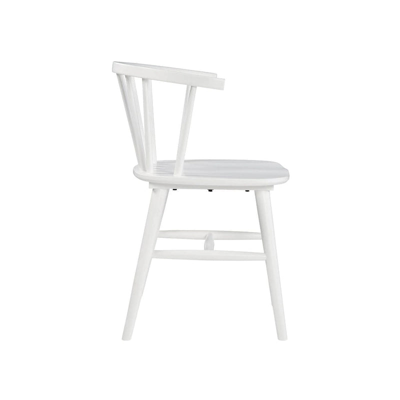 Signature Design by Ashley Grannen White Solid Wood Dining Chairs (Set of 2) - 22W x 21D x 30H