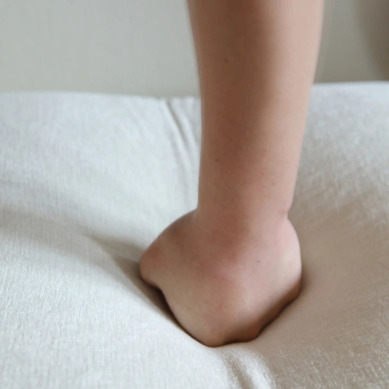 Chenille Fabric Sectional Sofa U-shaped 4-seats Sofa with 2 Ottomans