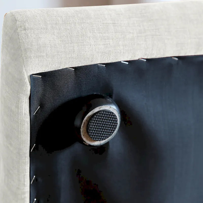 Chenille Fabric Sectional Sofa U-shaped 4-seats Sofa with 2 Ottomans