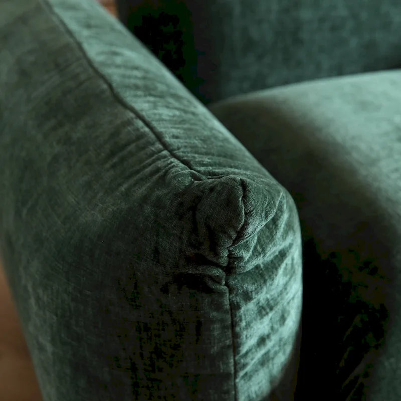 Chenille Fabric Sectional Sofa U-shaped 4-seats Sofa with 2 Ottomans