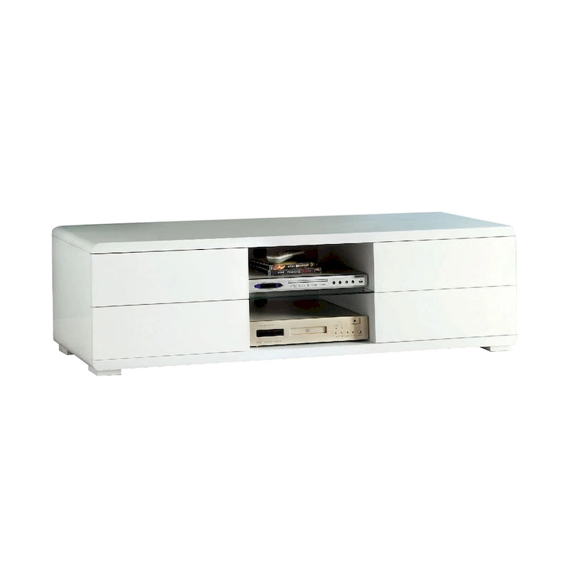 4 Drawers High Gloss Lacquer Coating TV Stand