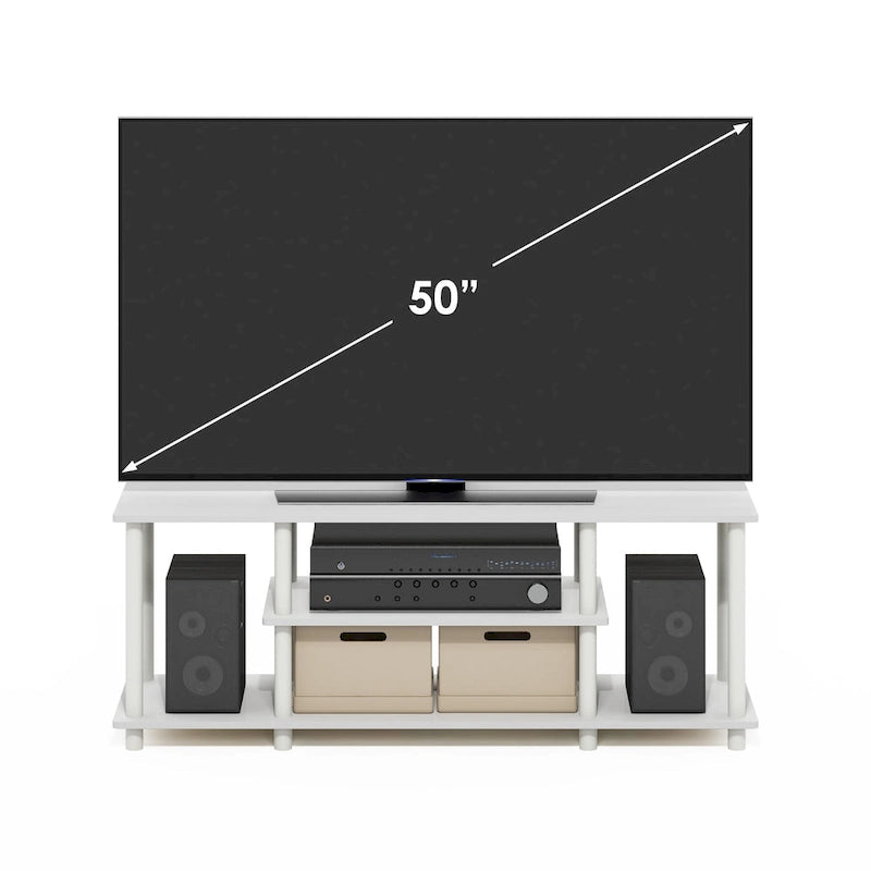 Furinno Turn-N-Tube No Tools 3D 3-Tier Entertainment TV Stands