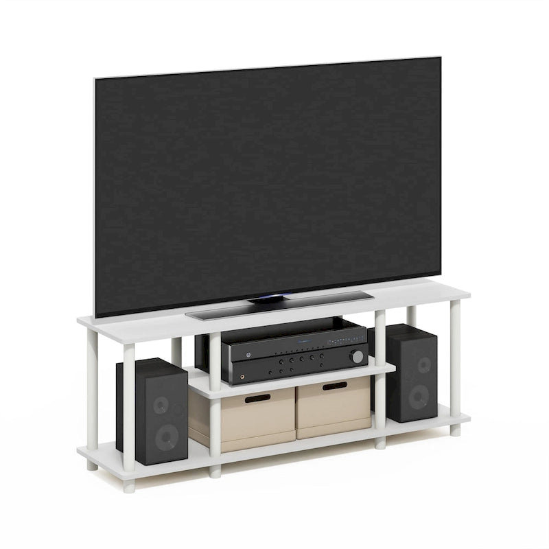Furinno Turn-N-Tube No Tools 3D 3-Tier Entertainment TV Stands