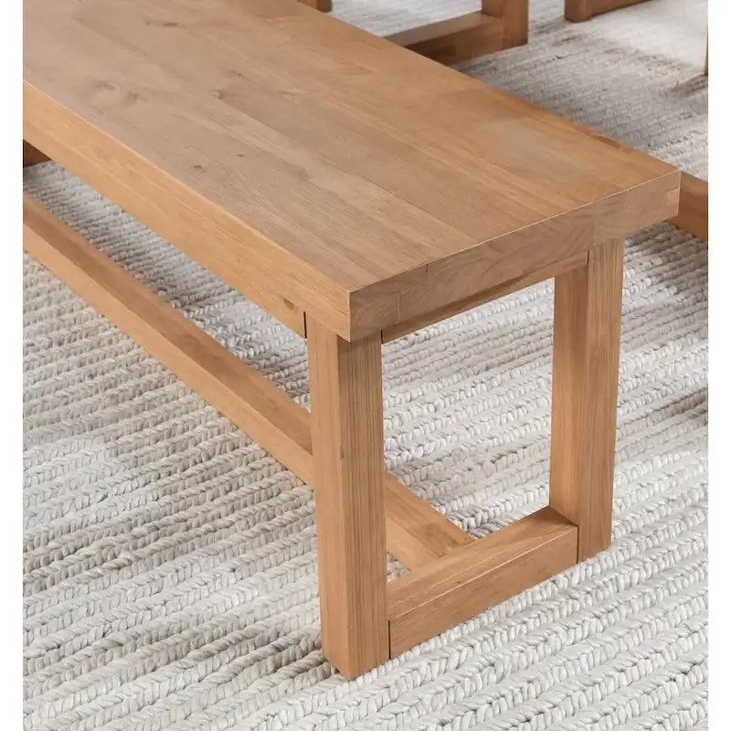 Fenmore Dining Bench Natural by Kosas Home