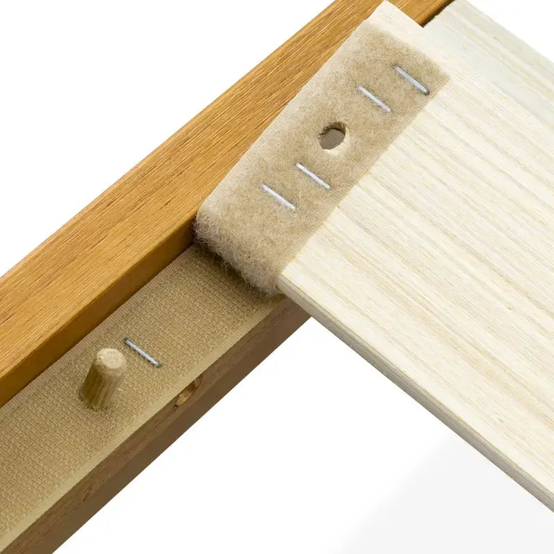 East West Furniture King Platform Bed Frame with 4 Solid Wood Legs and 2 Extra Center Legs (Bed Frame Color Options)