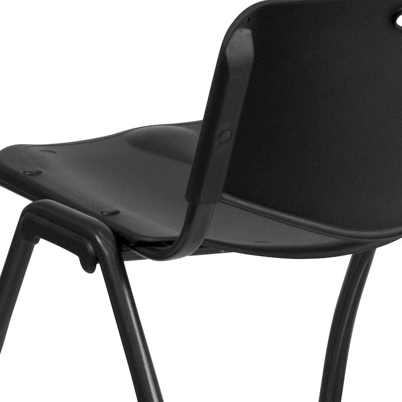 880 lb. Capacity Industrial Plastic Stack Chair with Carrying Handle