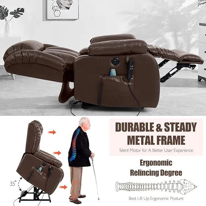 Ebello Power Assist Lift Recliner chair With Massage