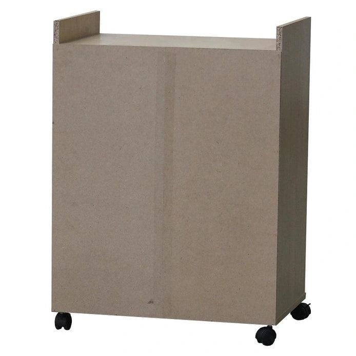 Kitchen Microwave Cart, Accent Storage Cabinet with 1 Drawer and 2 Doors, Black