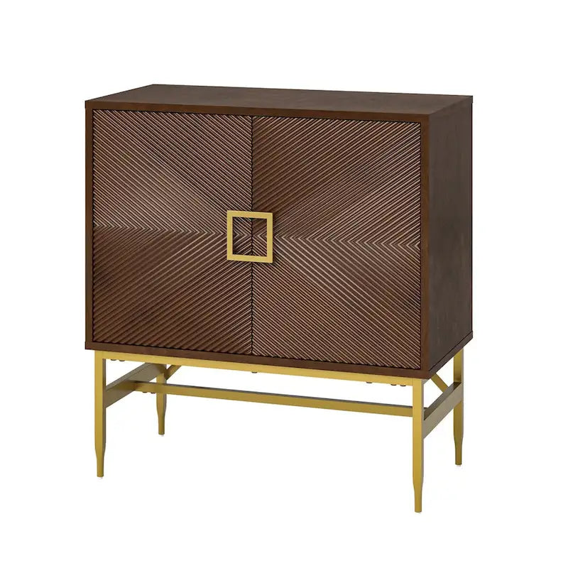 Uirich34Tall2-DoorModernAccentCabinetwithAdjustableShelves by HULALA HOME