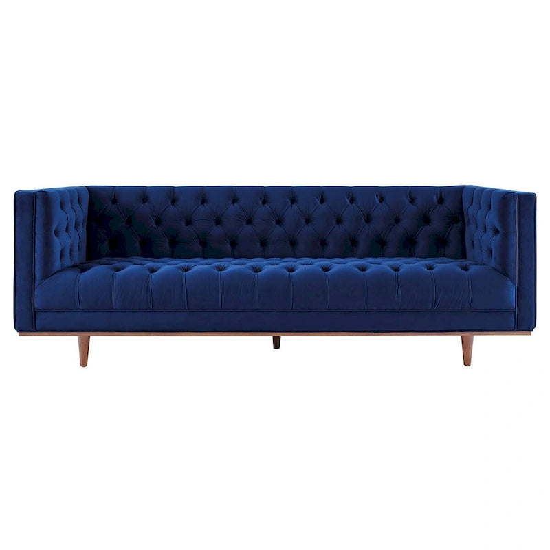 Elation Tufted Performance Velvet Sofa
