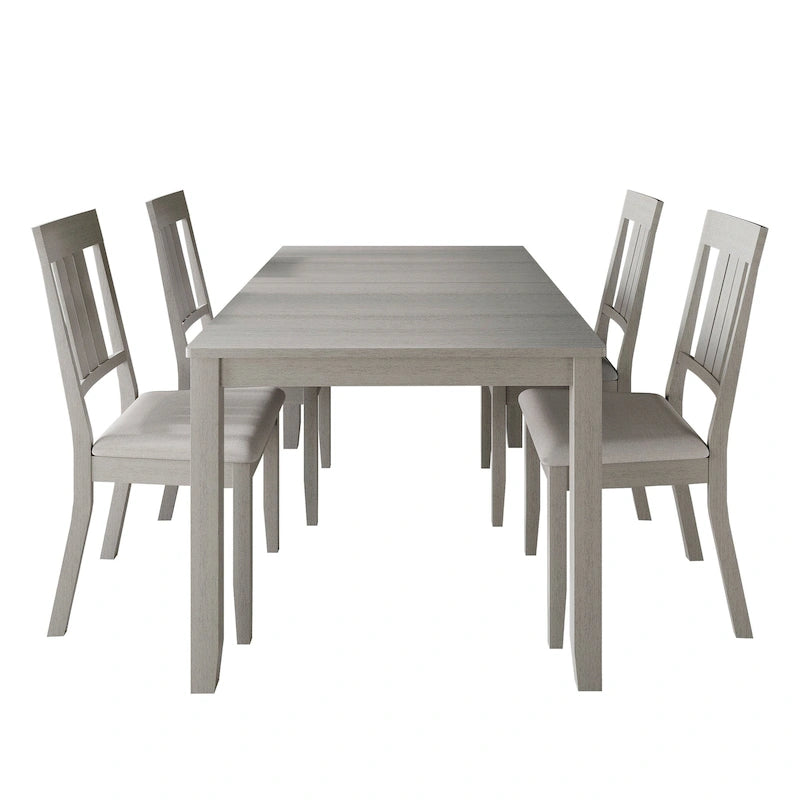 CraftPorch Classic 5-piece Wooden Dining Set