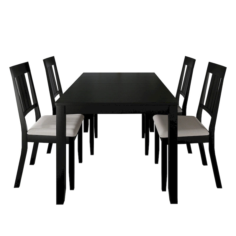 CraftPorch Classic 5-piece Wooden Dining Set