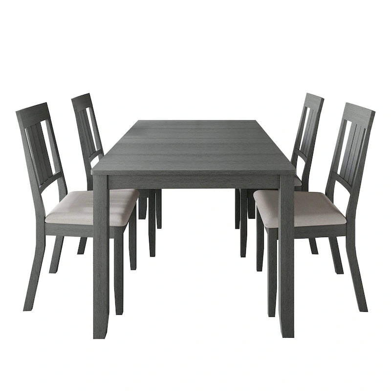 CraftPorch Classic 5-piece Wooden Dining Set