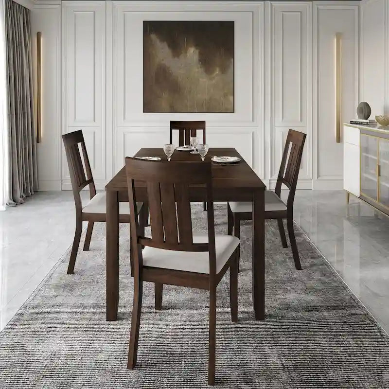 CraftPorch Classic 5-piece Wooden Dining Set