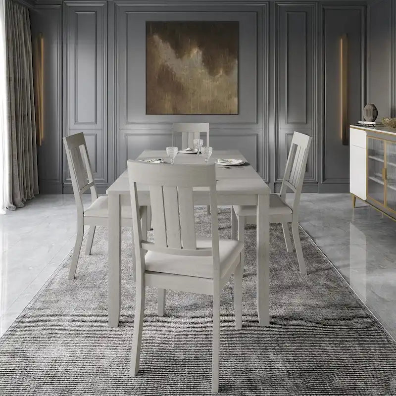 CraftPorch Classic 5-piece Wooden Dining Set