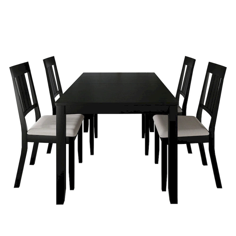 CraftPorch Classic 5-piece Wooden Dining Set