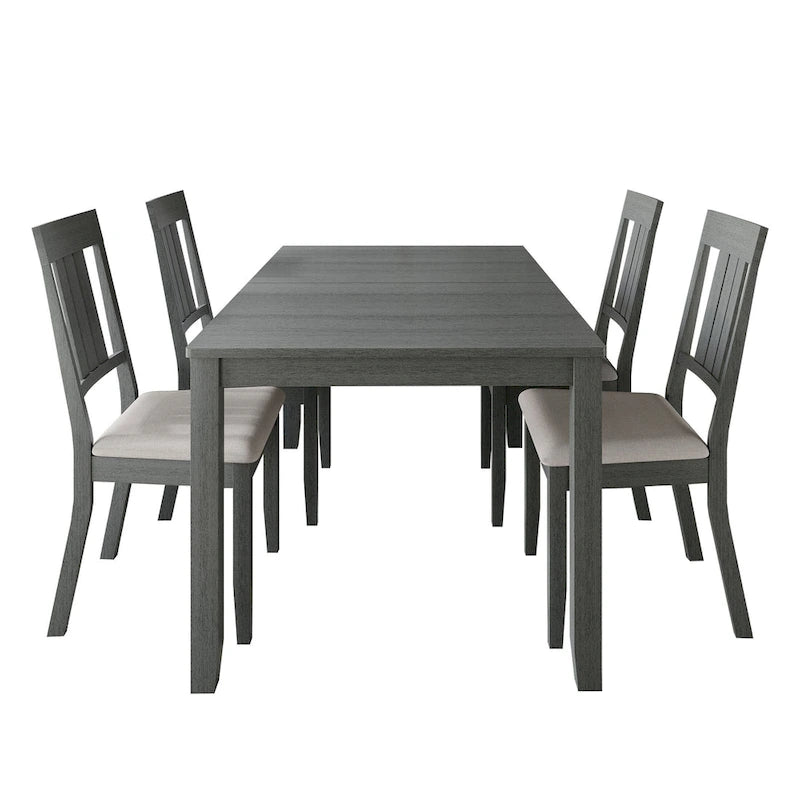 CraftPorch Classic 5-piece Wooden Dining Set