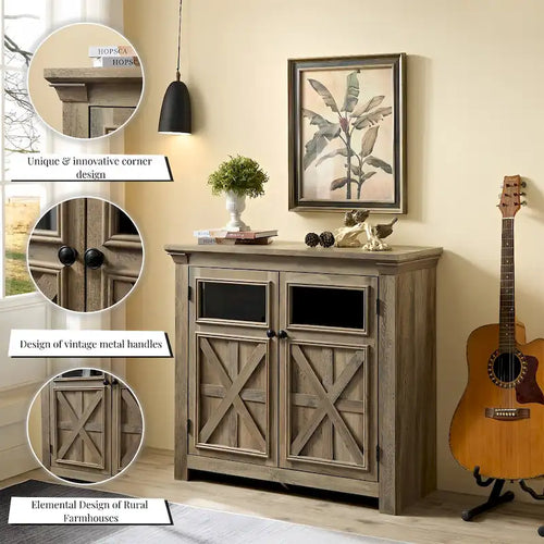 2 Doors Cabinet Large Buffet Sideboard Cabinet