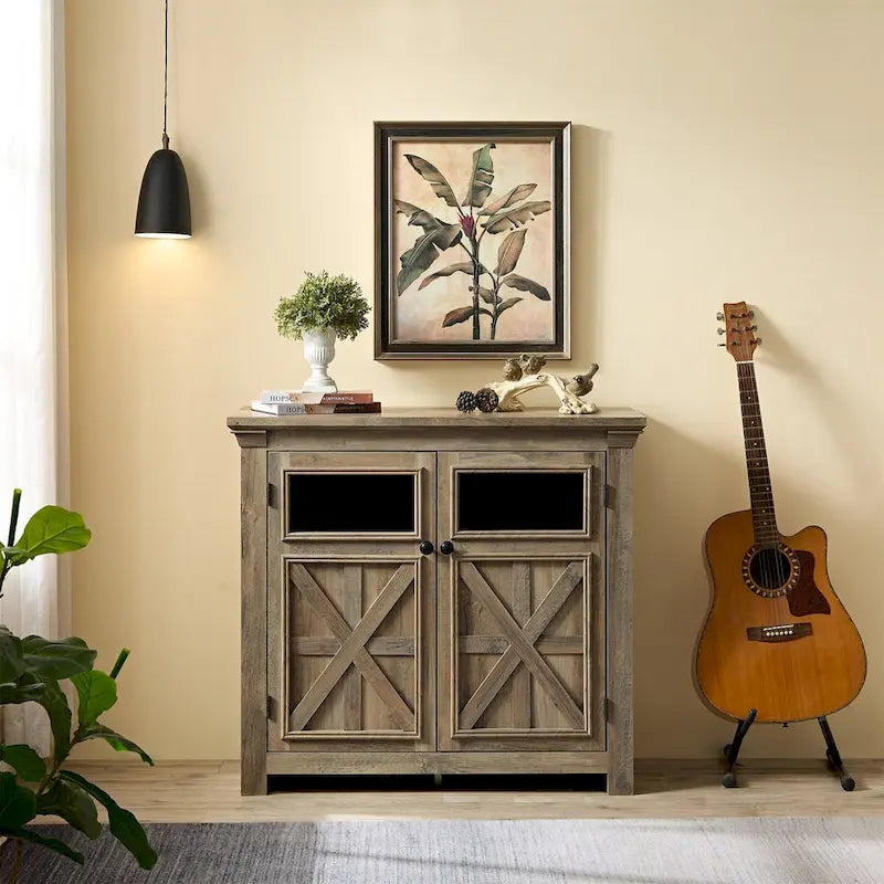 2 Doors Cabinet Large Buffet Sideboard Cabinet