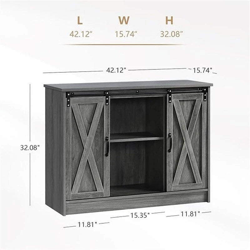 Buffet Cabinet - 15.7D x 42W x 32H