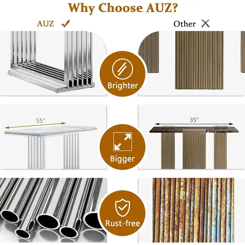 Luxurious Silver and Glass End Table with 24 inch Square Top and Stainless Steel Base