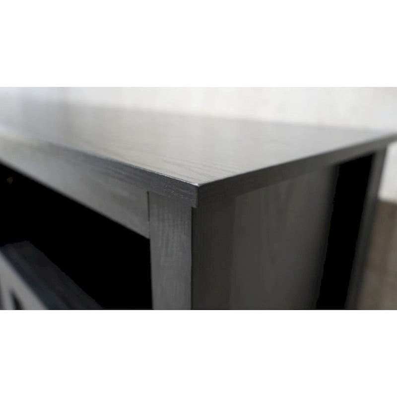 Farmhouse TV Stand Entertainment Center with Storage Cabinets for Living Room Easy Assembly - M