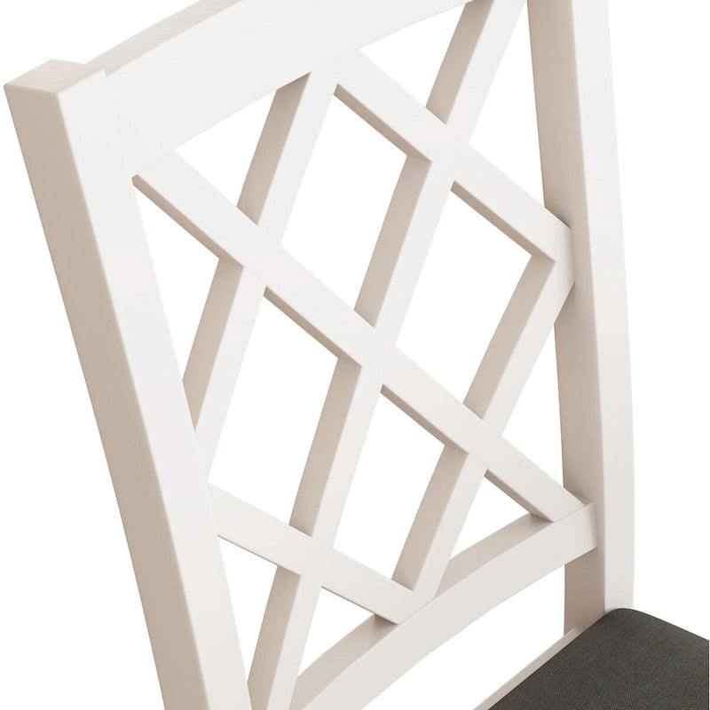 5-Piece Round Dining Table Set with Upholstered Chairs