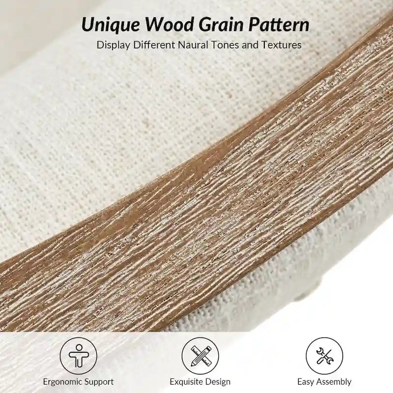 Albert Farmhouse Upholstered Solid Wood Dining Chair Set of 6 by HULALA HOME