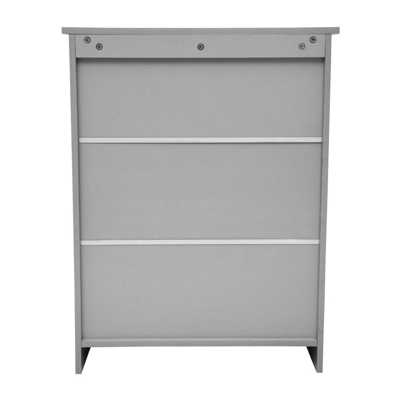 Floor Cabinet Storage Organizer with Magnetic Closure Doors and Shelves