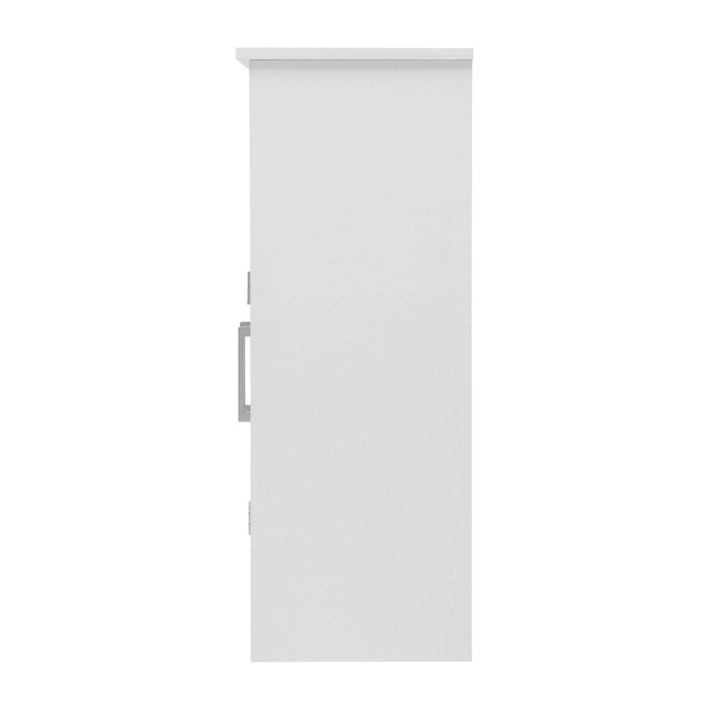 Floor Cabinet Storage Organizer with Magnetic Closure Doors and Shelves