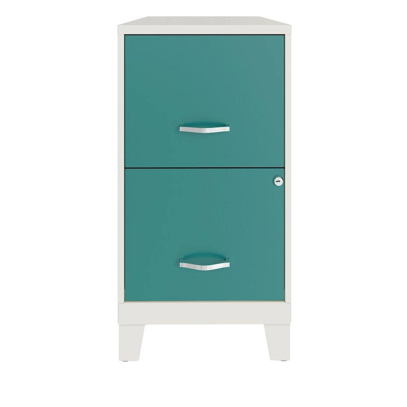 Space Solutions 18D 2 Drawer Vertical File Cabinet with Accessory Drawer and Legs