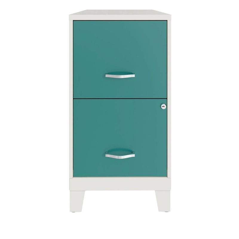 Space Solutions 18D 2 Drawer Vertical File Cabinet with Accessory Drawer and Legs